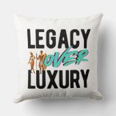 Legacy Over Luxury | クッション (裏面)