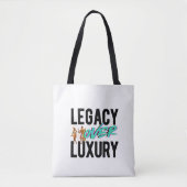 Legacy Over Luxury | トートバッグ (正面)