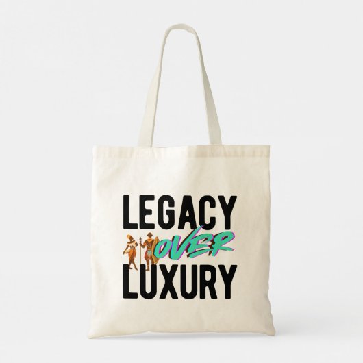 Legacy Over Luxury | トートバッグ (裏面)
