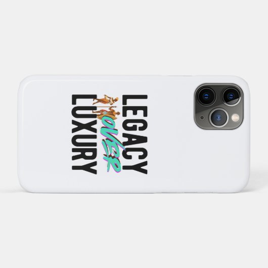 Legacy Over Luxury | Case-Mate iPhoneケース (裏面(横))