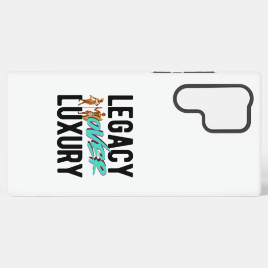 Legacy Over Luxury | Samsung Galaxyケース (裏面横)