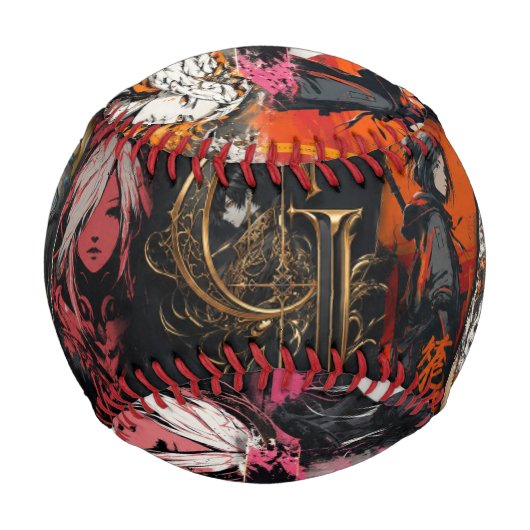 Legacy Roster: The CJ Graphic Studio Signature Bas 野球ボール (正面)