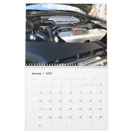 LegacyGT.comの2013年のメンバーのカレンダー カレンダー (1月 2027)