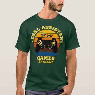Legal おもしろい Assistant Gamingヴィンテージビデオゲームl Tシャツ