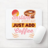 Legal Assistant Coffee Mousepad Desk マウスパッド (マウス)