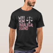 Legal Assistant Lawyer Law Practitioner Paralegal  Tシャツ (正面)