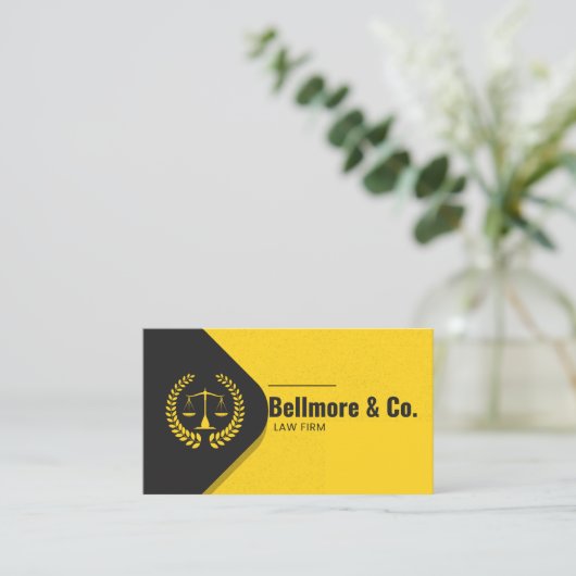 Legal Counsel – modern and professional 名刺 (スタンド正面)