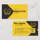 Legal Counsel – modern and professional 名刺 (正面/裏面)