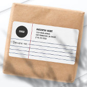 Legal Notepad Business Logo Mailing Shipping ラベル