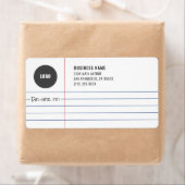 Legal Notepad Business Logo Mailing Shipping ラベル (インサイチュ)