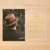 Legal Professional Graduation Party アクリル招待状 (正面)