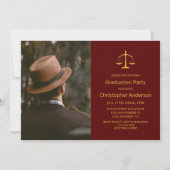 Legal Professional Graduation Party 招待状 (正面)