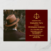 Legal Professional Graduation Party 箔招待状 (正面)