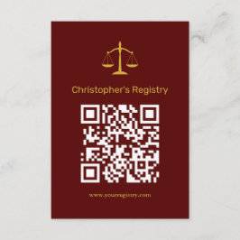 Legal Professional Graduation Registry エンクロージャーカード