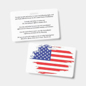 Legal Rights And Privileges Card バッジ (正面&裏面)