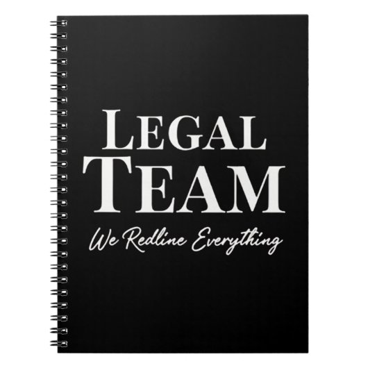 Legal Team - We Readline Everithing ノートブック (正面)