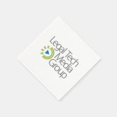 Legal Tech Media Groupの設計カスタム済み スタンダードカクテルナプキン (角)