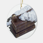 LegalBooksJudgeWigGavel042113.png セラミックオーナメント (左)