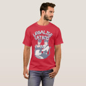 Legalise Catboys Anime girl Tシャツ (正面フル)