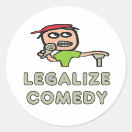 Legalize Comedy ラウンドシール