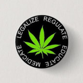 Legalize It 缶バッジ (正面)