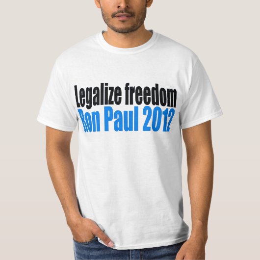 LegalizeFreedomRonPaul Tシャツ (正面)