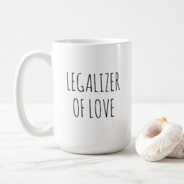 Legalizer Of Love Wedding Officiant Justice Peace  コーヒーマグカップ