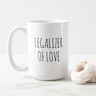 Legalizer Of Love Wedding Officiant Justice Peace  コーヒーマグカップ
