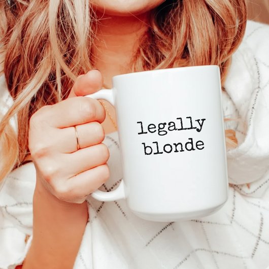 Legally Blonde Lawyer Mug Funny Gift for Attorneys コーヒーマグカップ