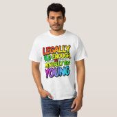 Legally old enough tシャツ (正面フル)