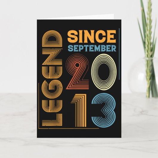 Legend 2013 12th Birthday Gifts For Boy Girl 12 Ye カード (正面)