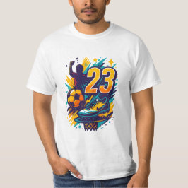 Legend 23 Sports Tee – Basketball & Soccer Fusion Tシャツ