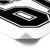 Legend 67 Six Seven Srts Number Varsity Team 67th  ポスター (角)