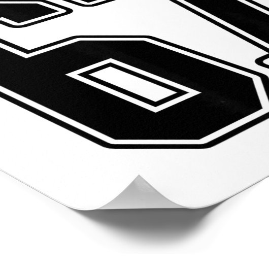 Legend 67 Six Seven Srts Number Varsity Team 67th  ポスター (角)