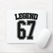 Legend 67 Six Seven Srts Number Varsity Team 67th  マウスパッド (マウス)