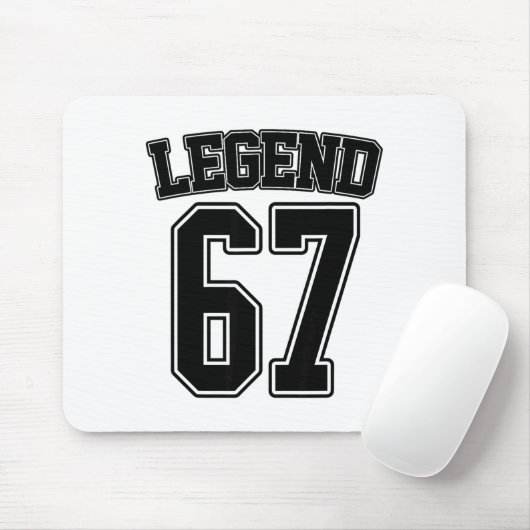 Legend 67 Six Seven Srts Number Varsity Team 67th マウスパッド (マウス)