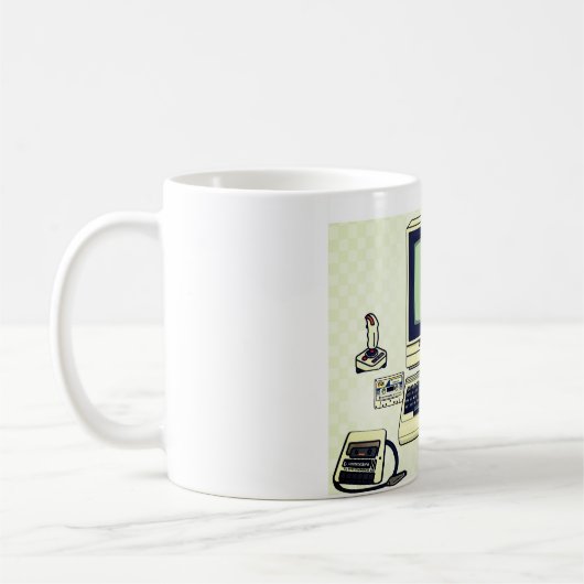 Legend Commodore 64 Retro Computer コーヒーマグカップ (左)