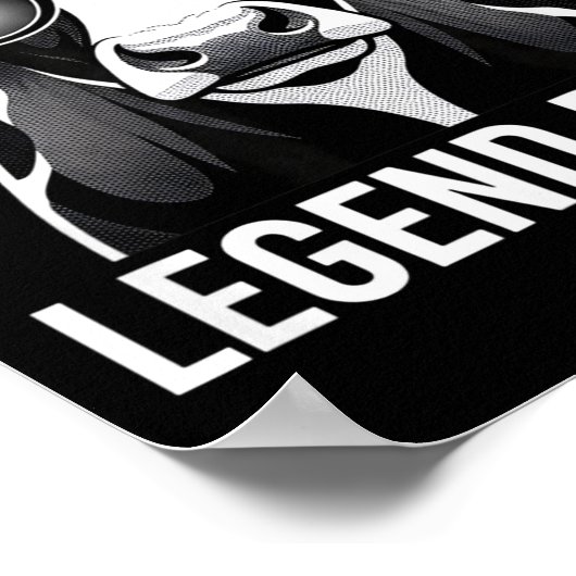 Legend Dairy, Cool Cow With Sungles  ポスター (角)