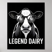 Legend Dairy, Cool Cow With Sungles  ポスター (正面)