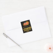 Legend Graduated 2026 Funny Graduation Design |pos スクエアシール (封筒)