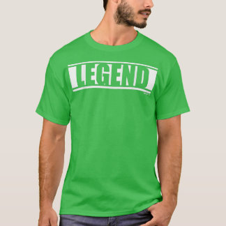 Legend Gym Fitness Workout Saying Motivation Word Tシャツ