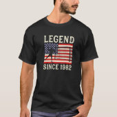 Legend Handball Player Since 1982 Handballer Handb Tシャツ (正面)