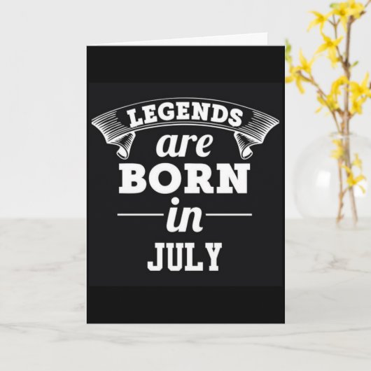 *LEGEND OF ALL TIME* 6月誕生日 カード (黄色い花)