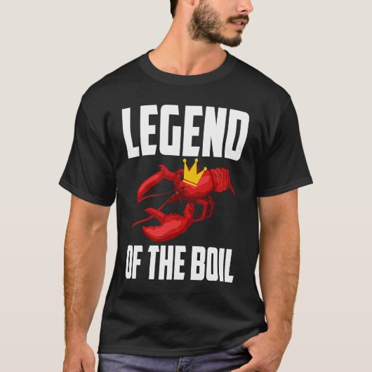 Legend Of The Boil Crawfish Crustaceans Crayfish   Tシャツ (正面)