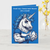 Legend of the Scrum Scotland’s Unicorn Charge カード (黄色い花)