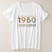Legend Since 1950 プラスサイズTシャツ (デザイン正面)