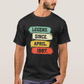 Legend Since April 1997 U2013 Happy Birthday Tシャツ (正面)