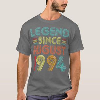 Legend Since August 1994 Vintage 28 Years Old 28th Tシャツ