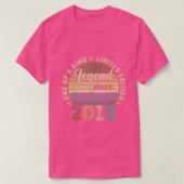 Legend Since August 2015 7th Birthday Gift 7 Years Tシャツ (デザイン正面)