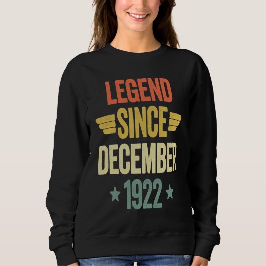 Legend Since December 1922 スウェットシャツ (正面)